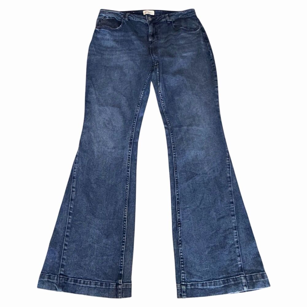 Shyanne Flare Jeans High Rise Stretch Denim Womens 32x32 Boot Western